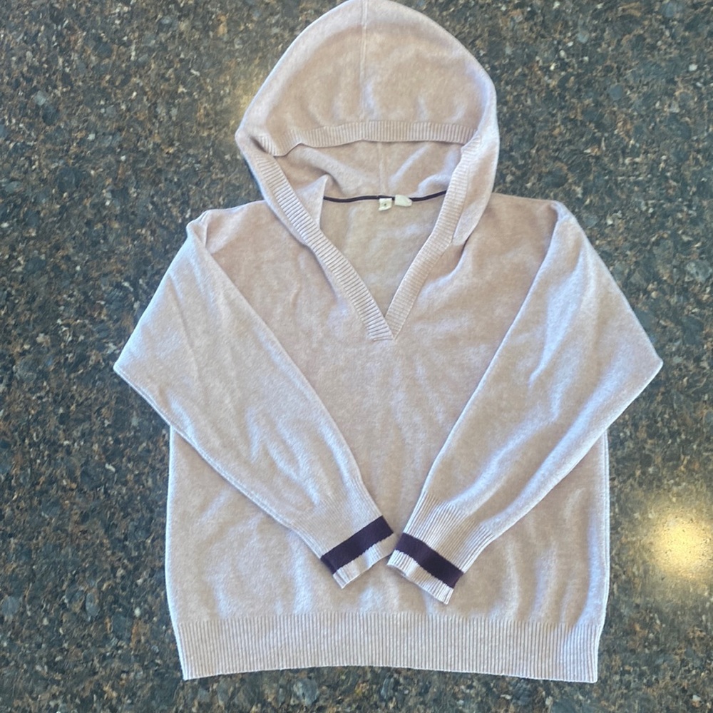Moth sweater with hood